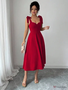 Vestido Elegante Decote Coração Com Saia A-Line Vestido Elegante Decote Coração Com Saia A-Line