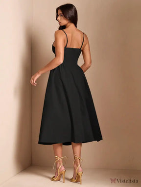 Vestido Midi Tomara Que Caia Com Saia Evasê Vestido Midi Tomara Que Caia Com Saia Evasê